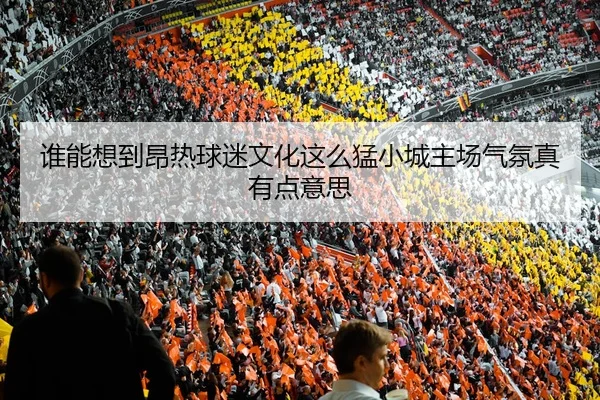 谁能想到昂热球迷文化这么猛小城主场气氛真有点意思